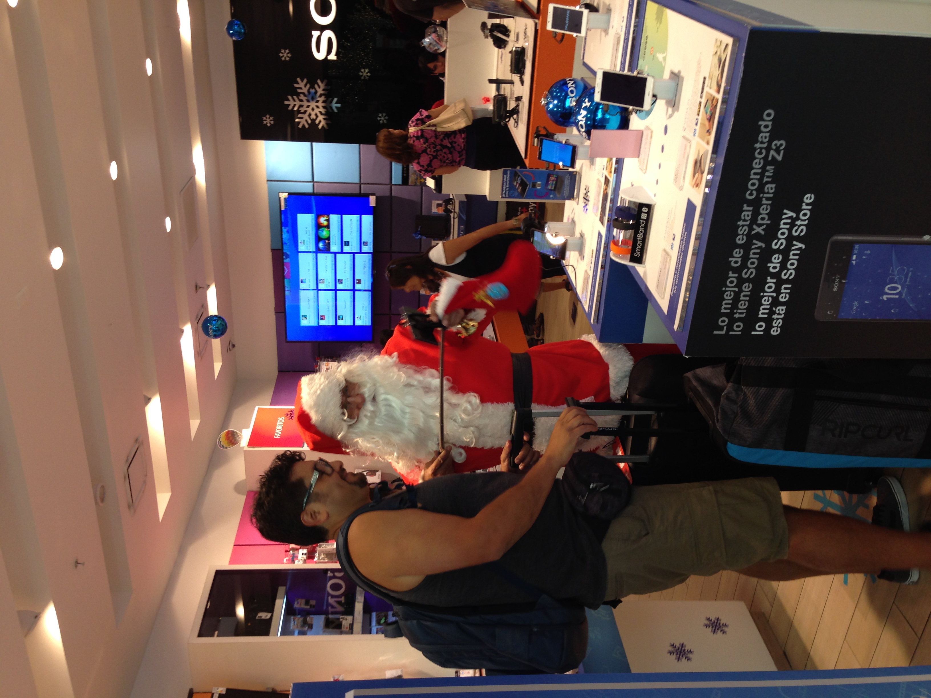 Sony Selfie Santa